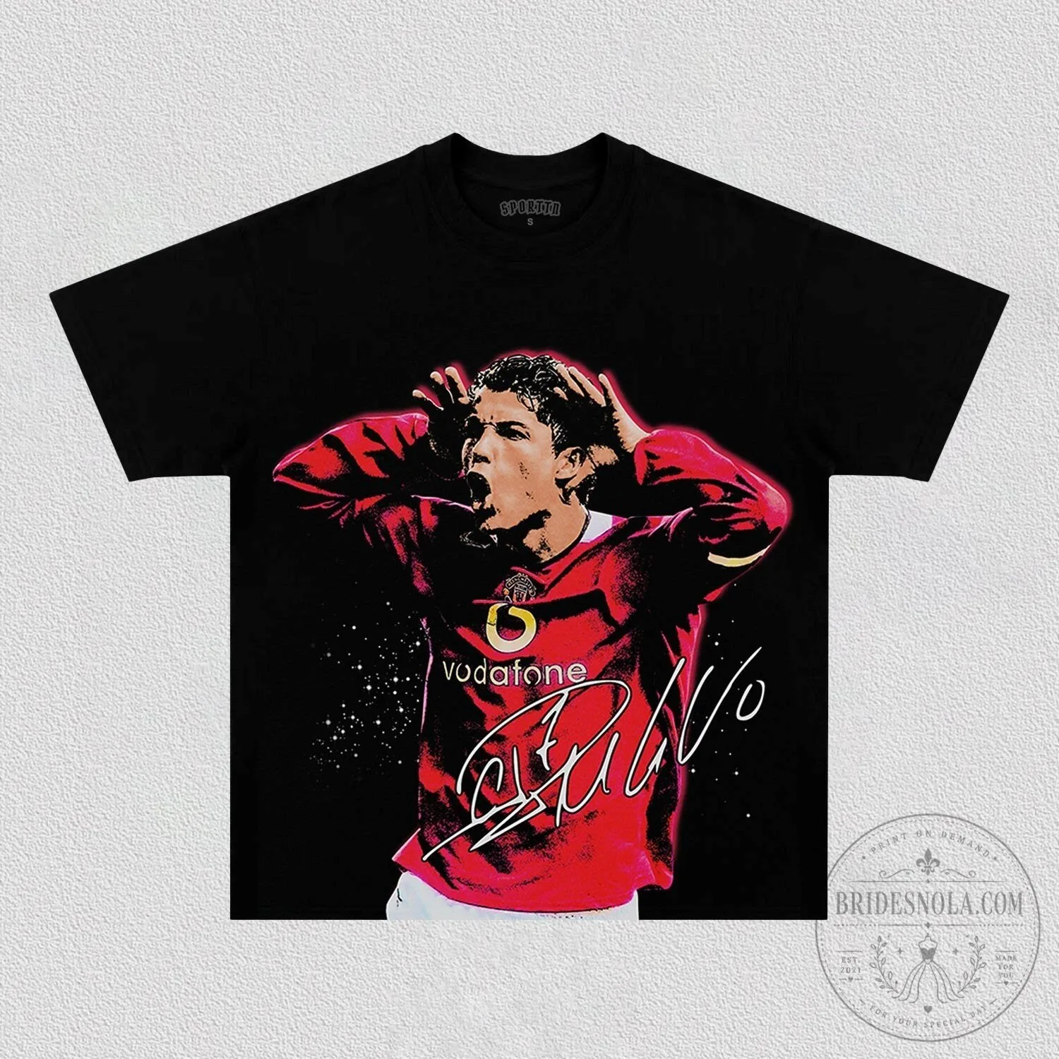 Cristiano Ronaldo Manchester United Vodafone Football Club T-Shirt