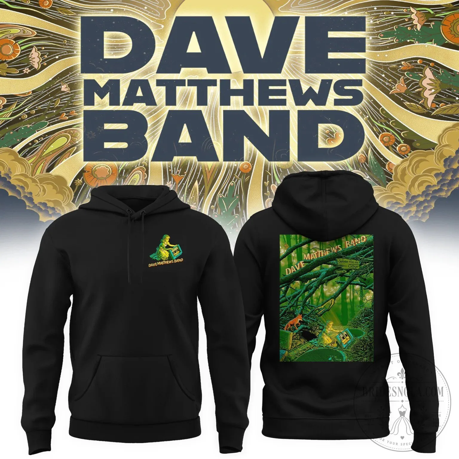 Dave Matthews Band George Washington 2026 Gig Poster Hoodie