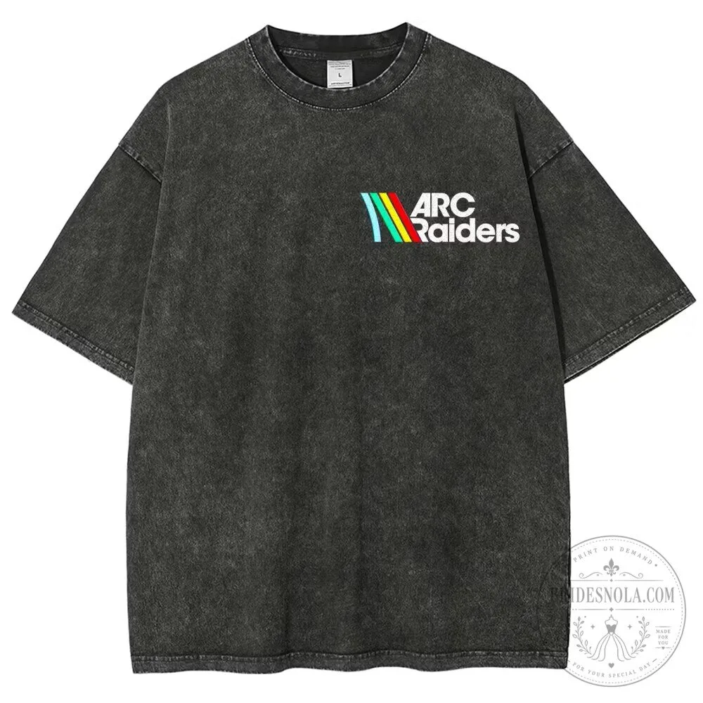 ARC Raiders Washed Black Gaming Logo T-Shirt