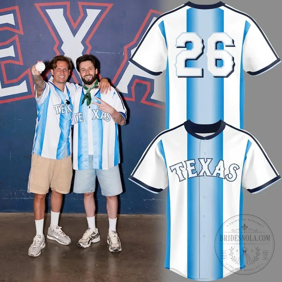 Limited Edition Rangers x Selección Argentina Lionel Messi Baseball Jersey