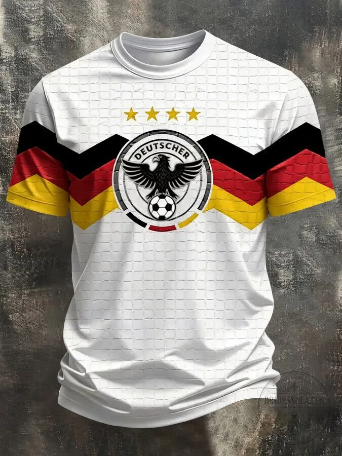Germany National Football Team Deutscher Adler White Soccer Jersey