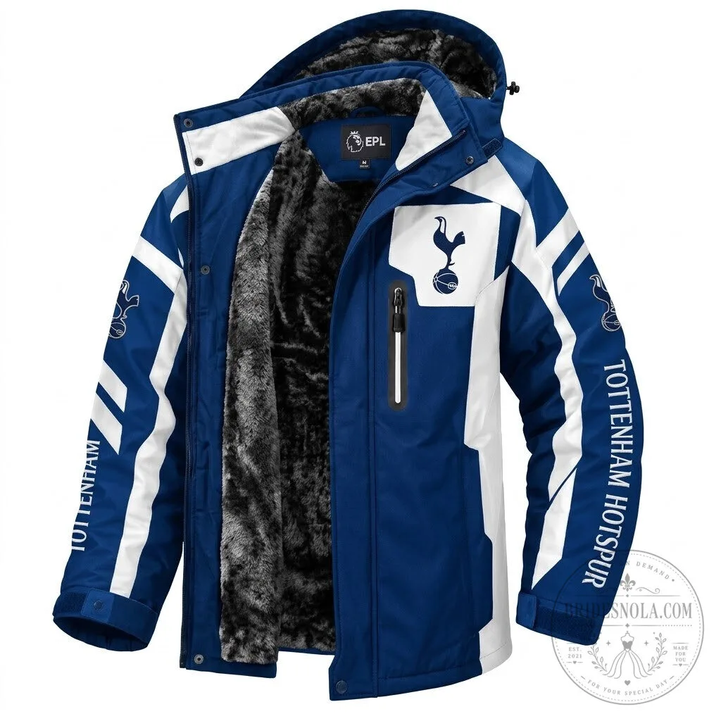 Tottenham Hotspur Football Club English Premier League Winter Parka Jacket