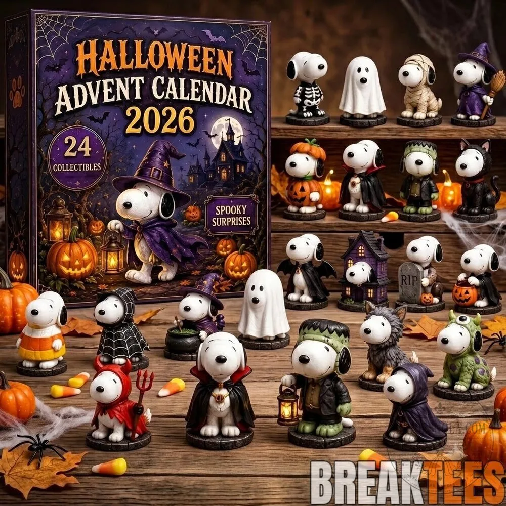 Snoopy Halloween Advent Calendar 2026 with 24 Collectible Figurines