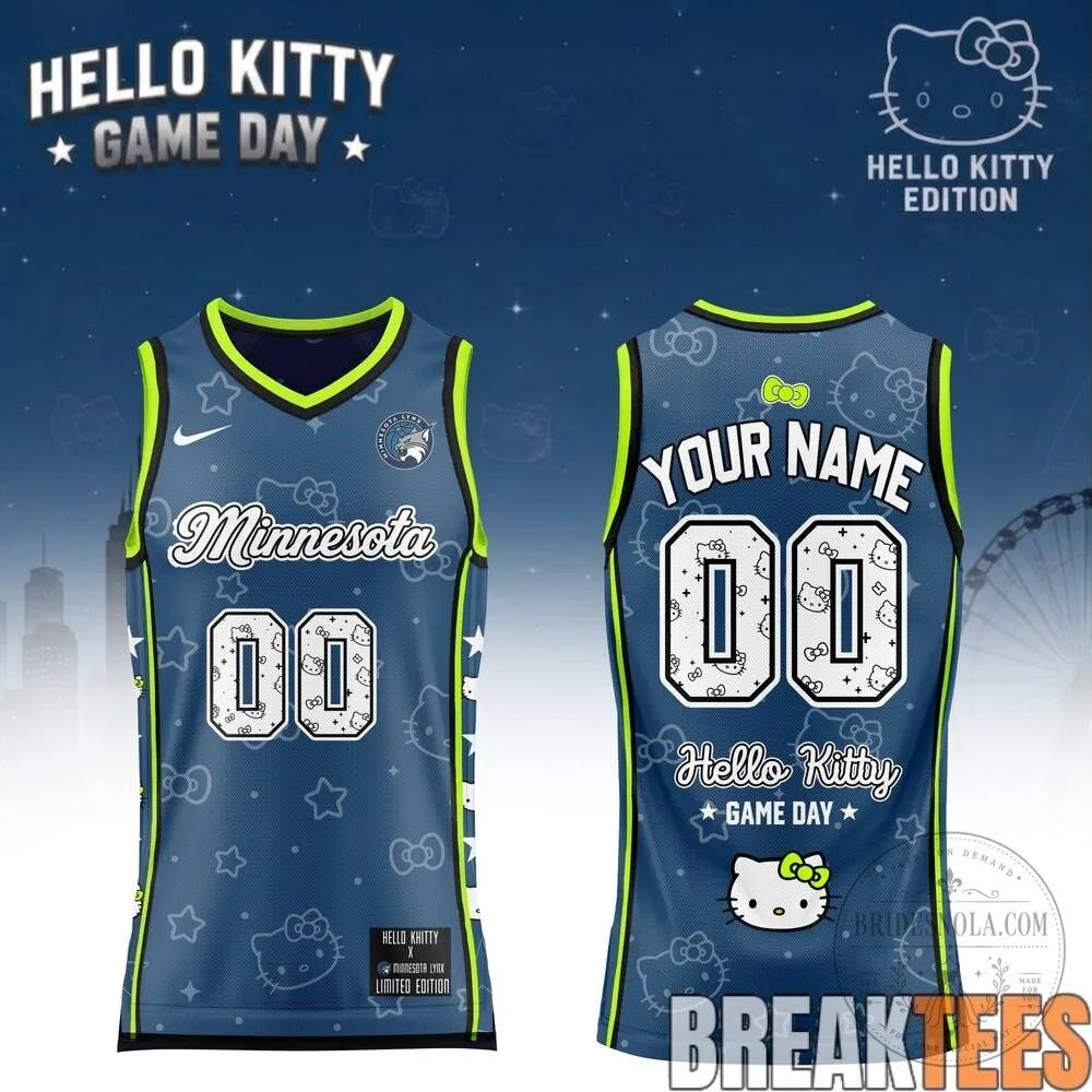Minnesota Lynx Hello Kitty Game Day Basketball Jersey