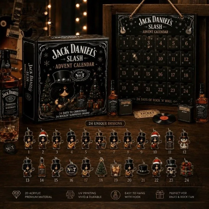 Jack Daniel's Slash Christmas Advent Calendar 2026 Countdown Decor