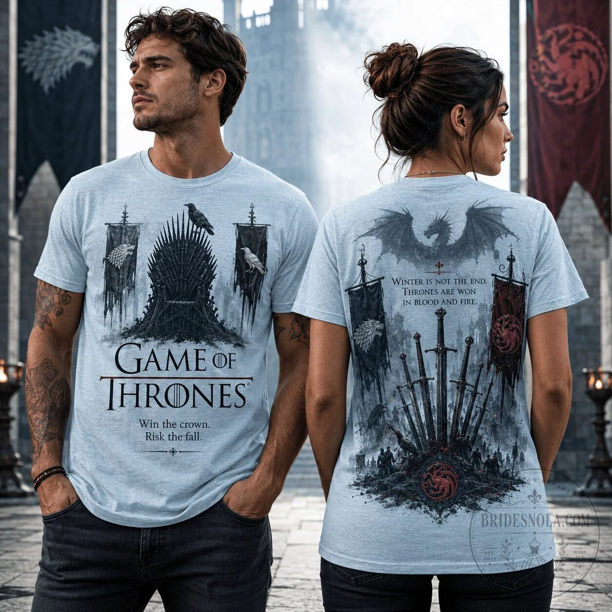 Game of Thrones Iron Throne Winter Is Not The End T-Shirt