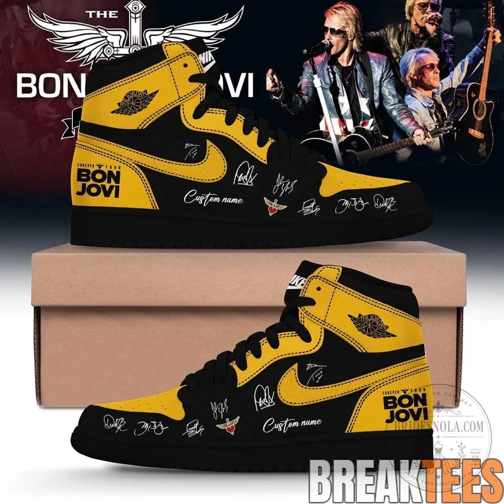 Customized High-Top Sneakers for Bon Jovi's Forever Tour 2026