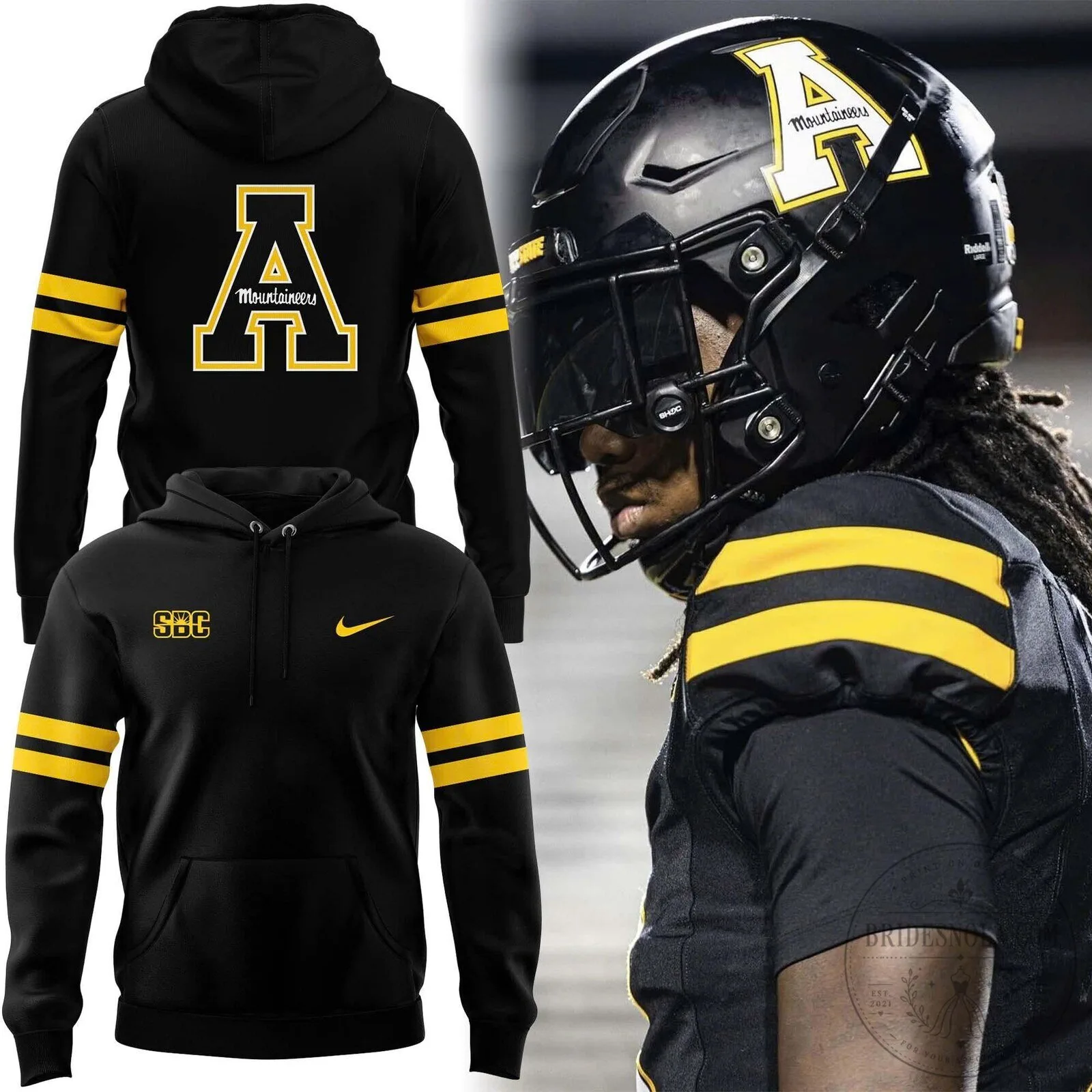 Appalachian State Mountaineers Football Team Logo Hoodie