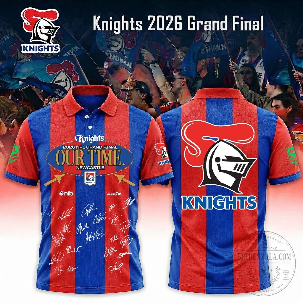 Newcastle Knights 2026 NRL Grand Final Rugby Polo Shirt