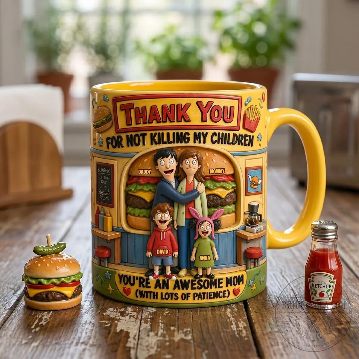 Bob's Burgers Thank You For Not Killing My Children Awesome Mom Mug