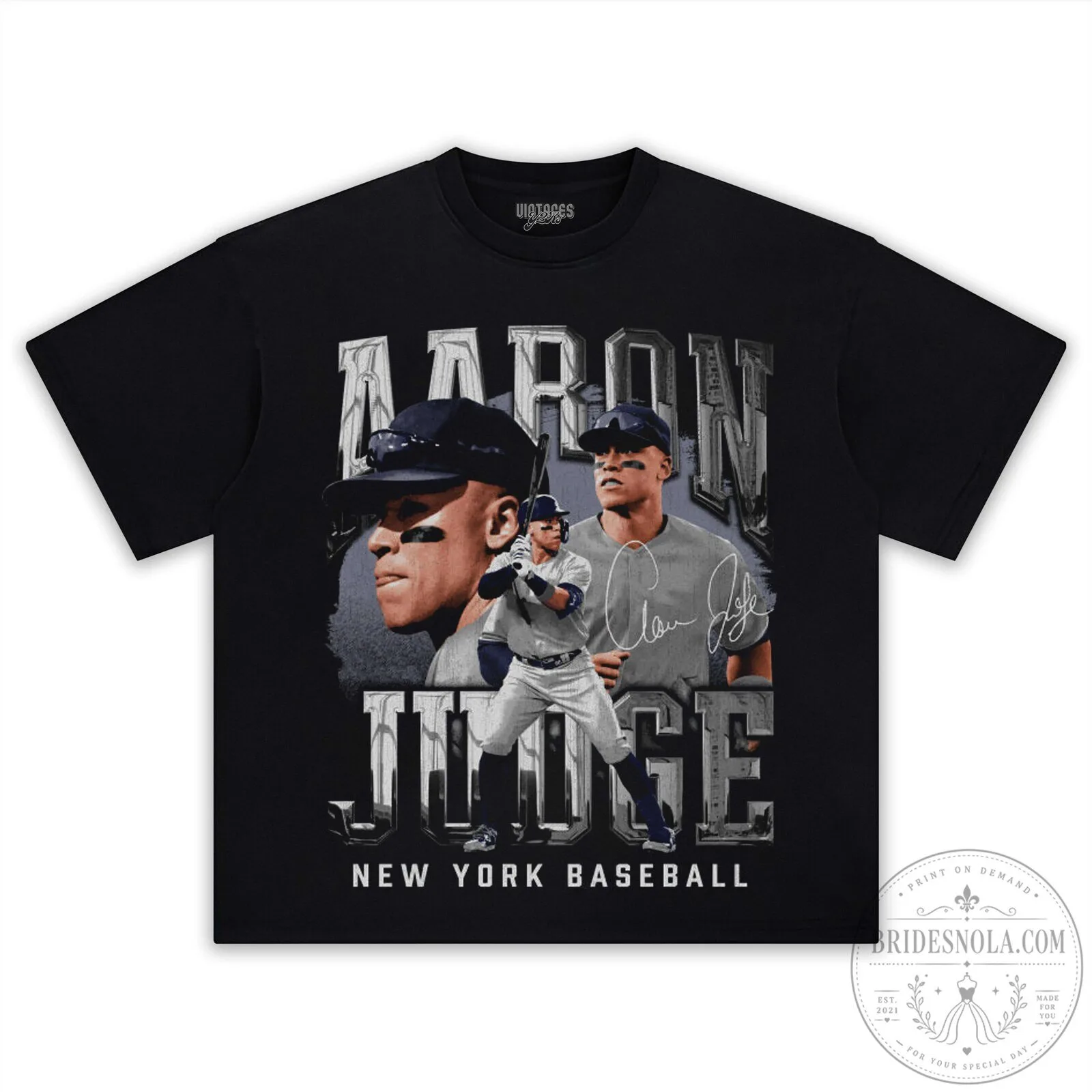 New York Baseball Fan T-Shirt Featuring Aaron Judge