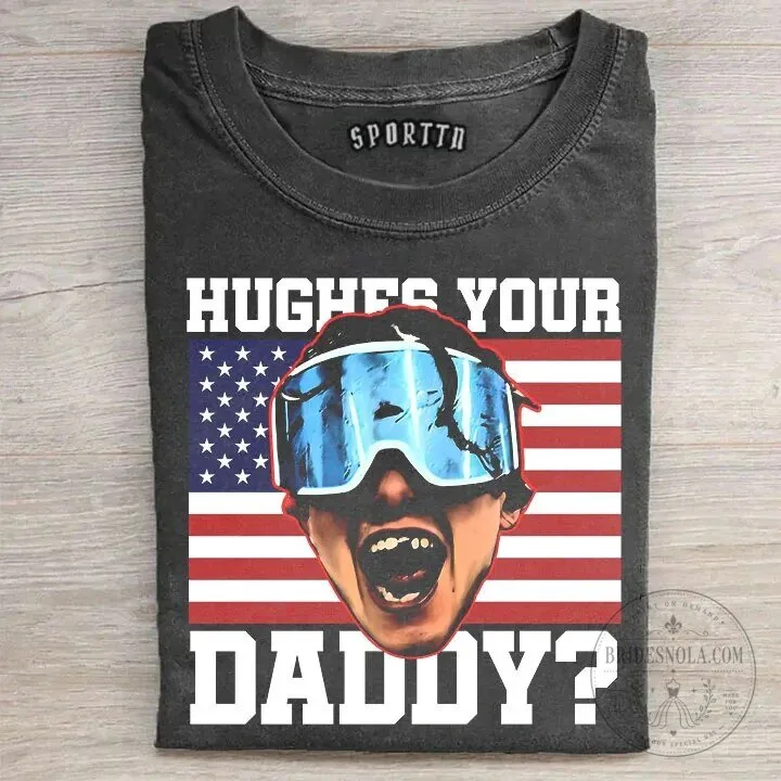 Jack Hughes Your Daddy Funny Hockey Fan T-Shirt