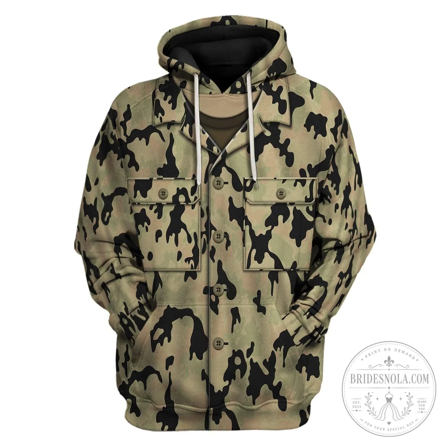 German Leibermuster Camouflage Pattern Military Style Hoodie Sweatshirt 17 German Leibermuster Camouflage Pattern Military Style Hoodie Sweatshirt