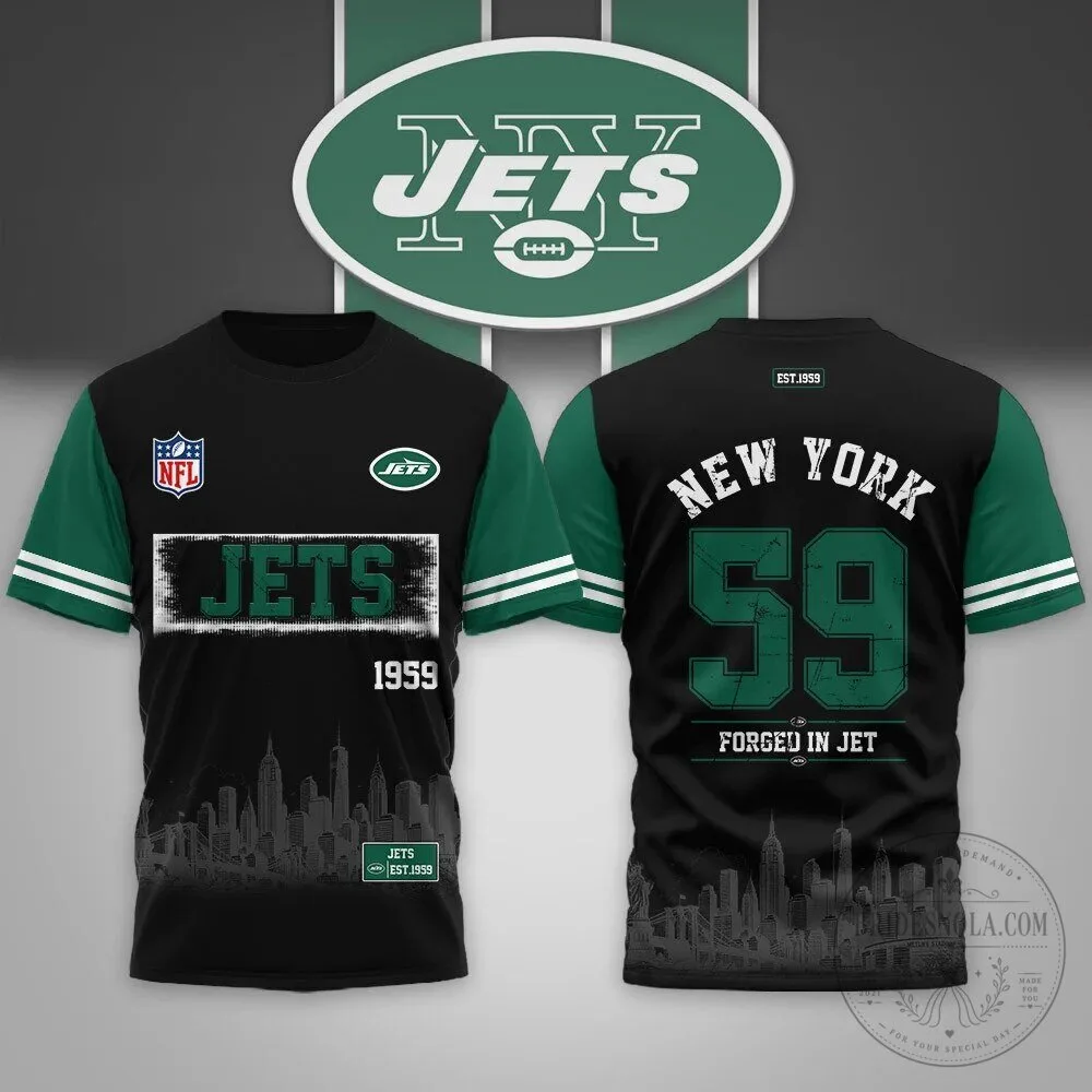 New York Jets Fan Shirt Established 1959 Football Team Apparel T-Shirt