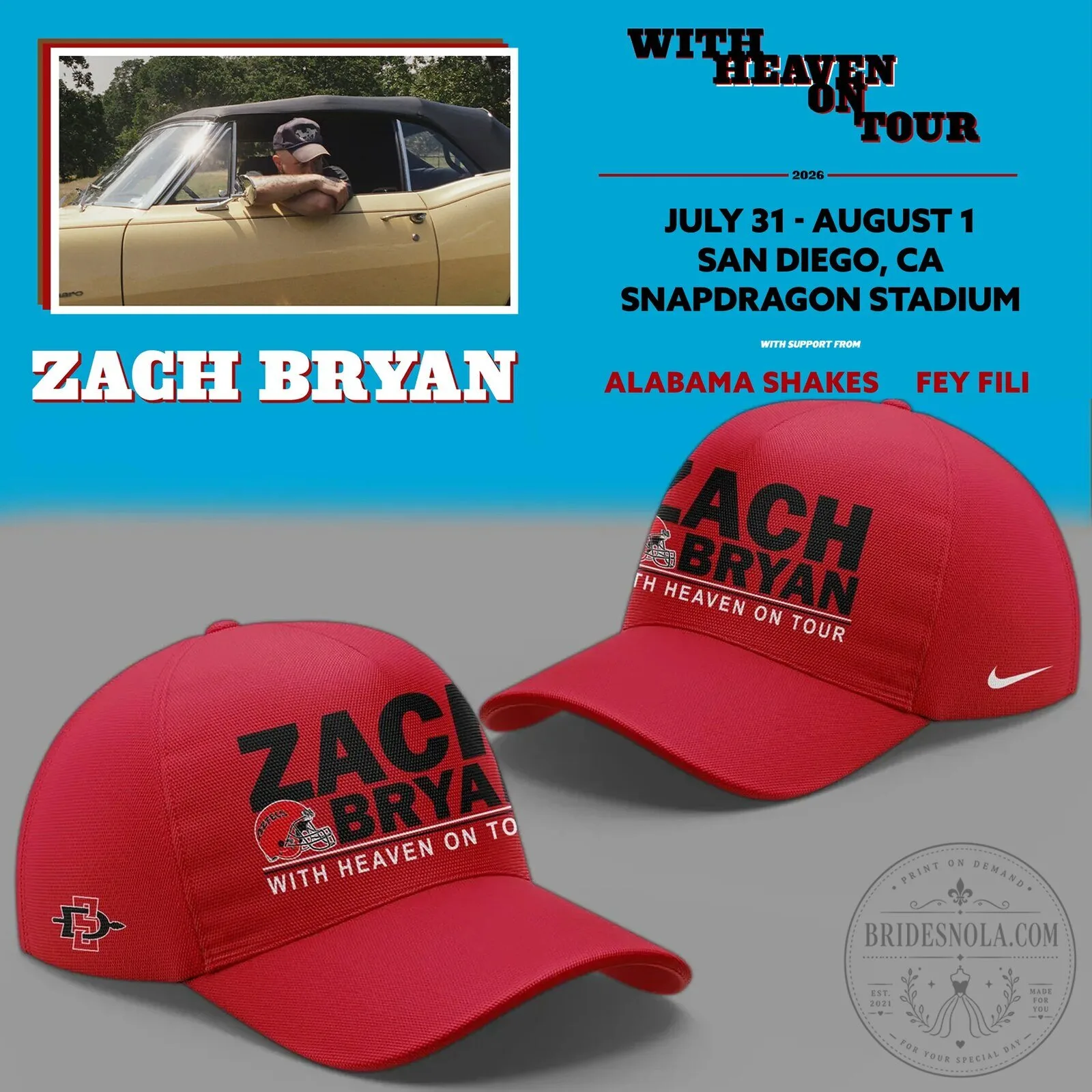 Zach Bryan With Heaven On Tour 2026 Snapdragon Stadium Red Hoodie 12 Zach Bryan With Heaven On Tour 2026 Snapdragon Stadium Red Hoodie