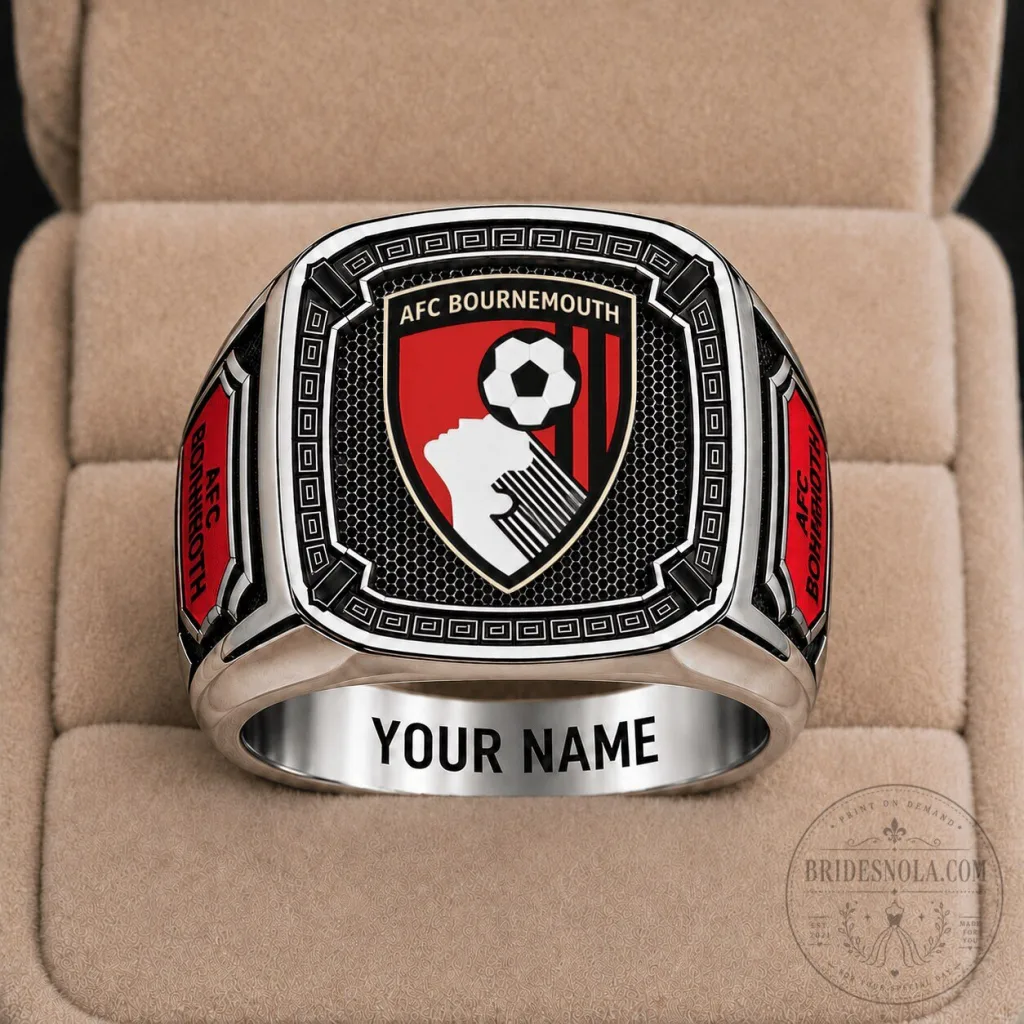 AFC Bournemouth English Premier League Soccer Team Ring AFC Bournemouth English Premier League Soccer Team Ring