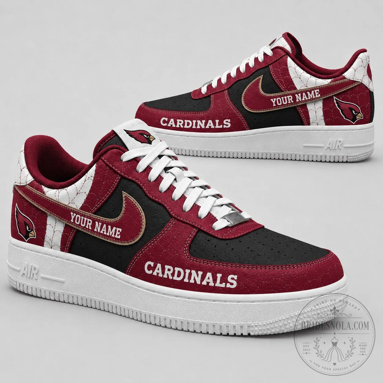 Arizona Cardinals Personalized Low Top Air Force Shoes
