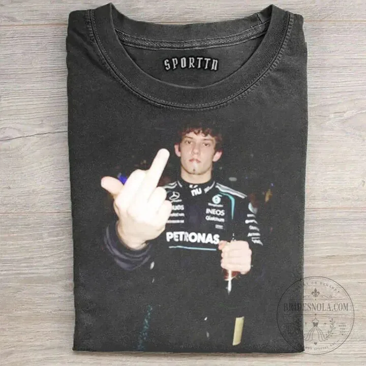T-Shirt Celebrating Kimi Antonelli as the Youngest Ever Formula 1 Pole Sitter