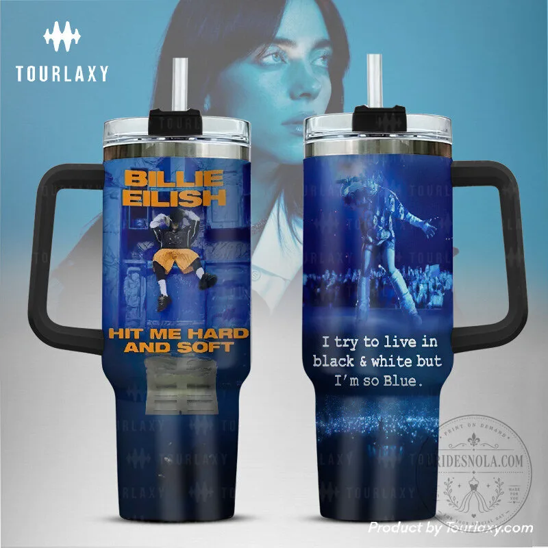 Billie Eilish Hit Me Hard And Soft Album Art Insulated Travel Tumbler