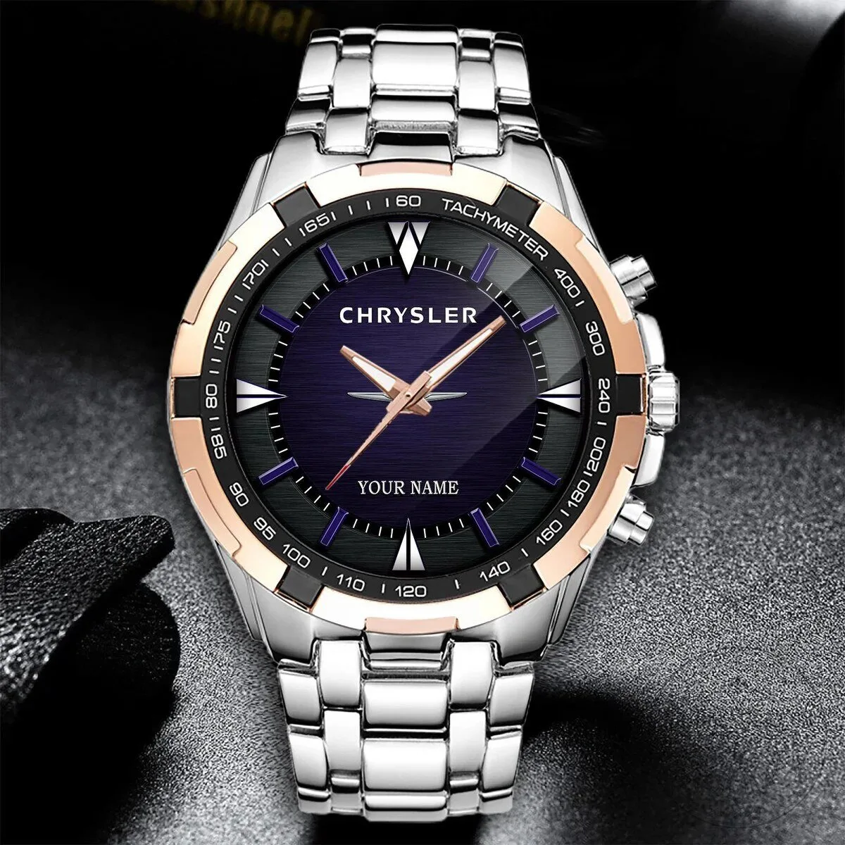 Chrysler Custom Name Elegant Fashion Design Stainless Steel Watch 13 Chrysler Custom Name Elegant Fashion Design Stainless Steel Watch