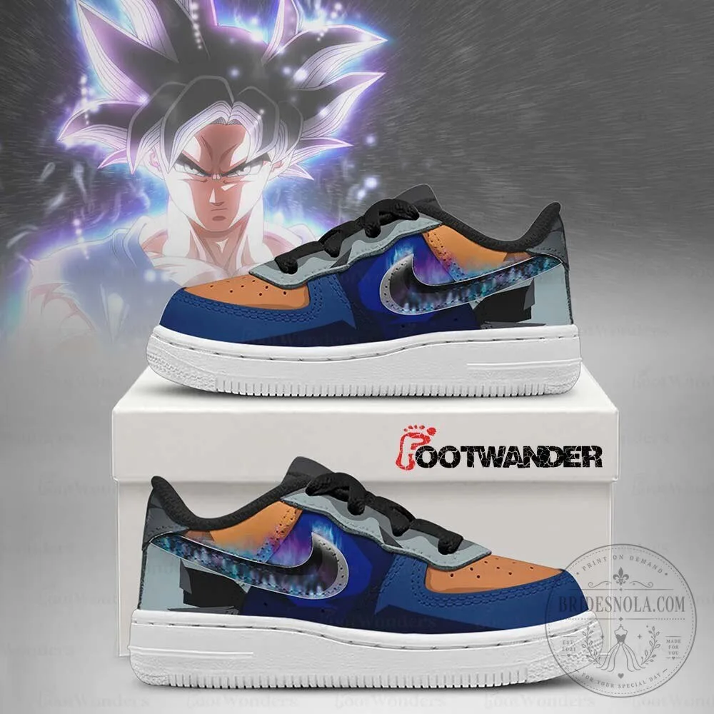 Son Goku Ultra Instinct Dragon Ball Z Anime Inspired Low Top Sneakers