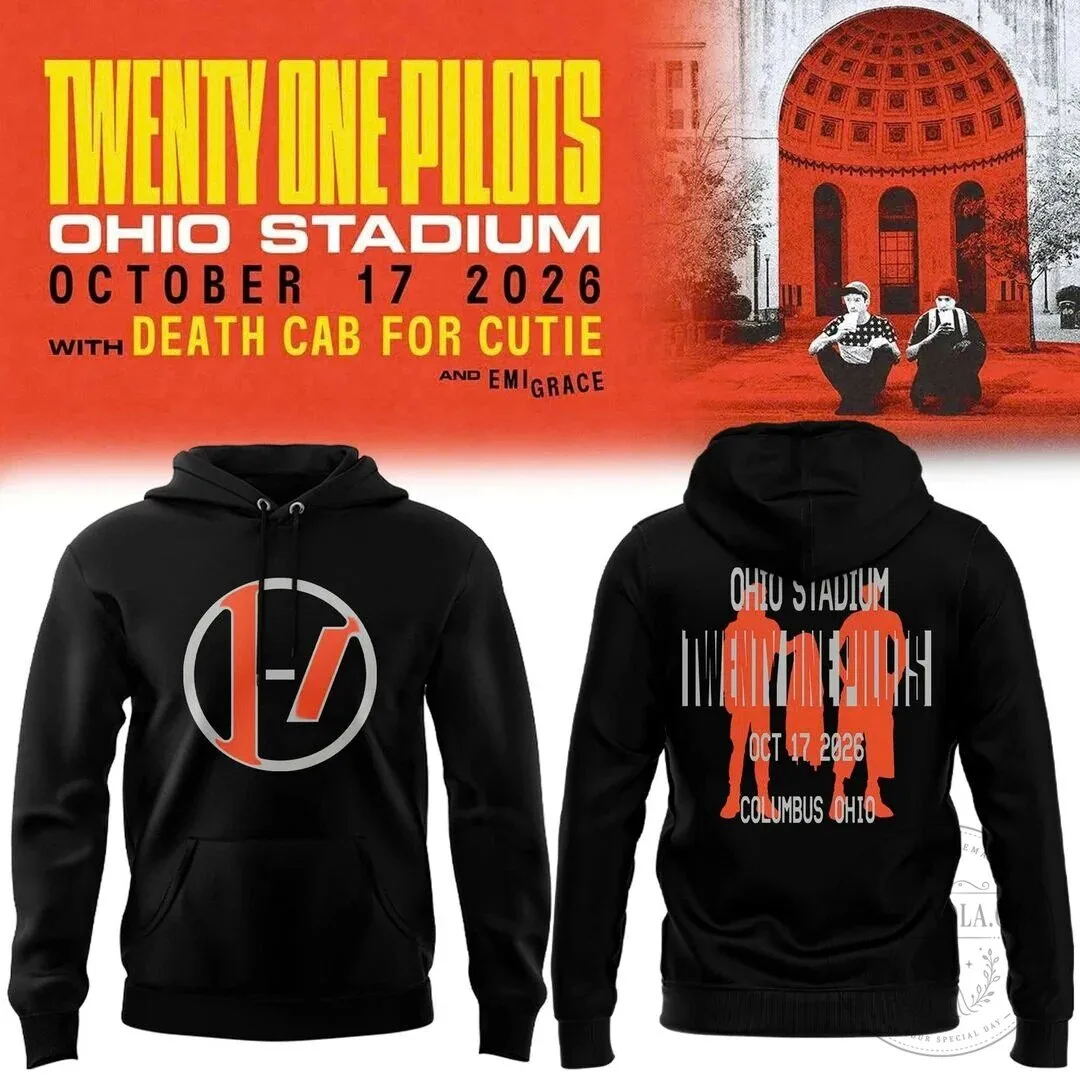 Twenty One Pilots Ohio Stadium Concert 2026 Death Cab For Cutie Emigrace Hoodie