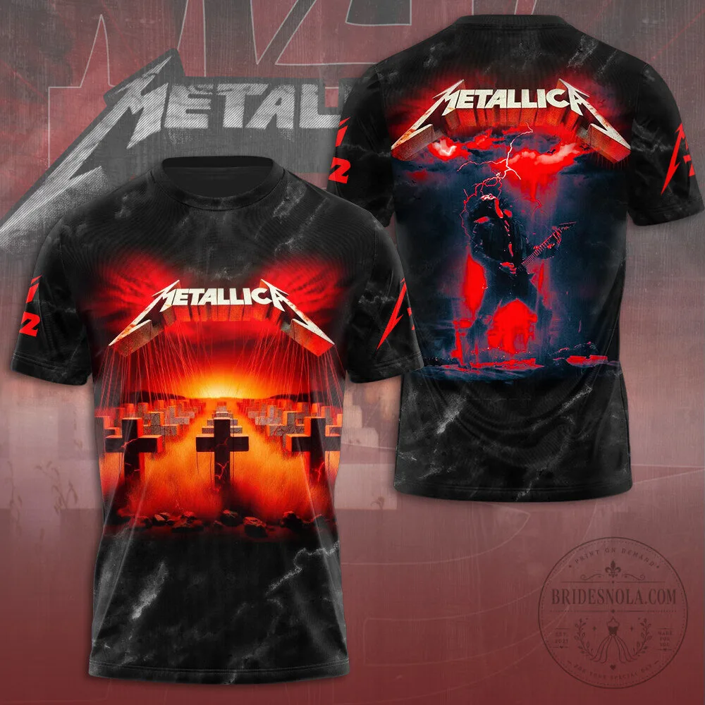 Metallica Master of Puppets Album Cover Graphic T-Shirt