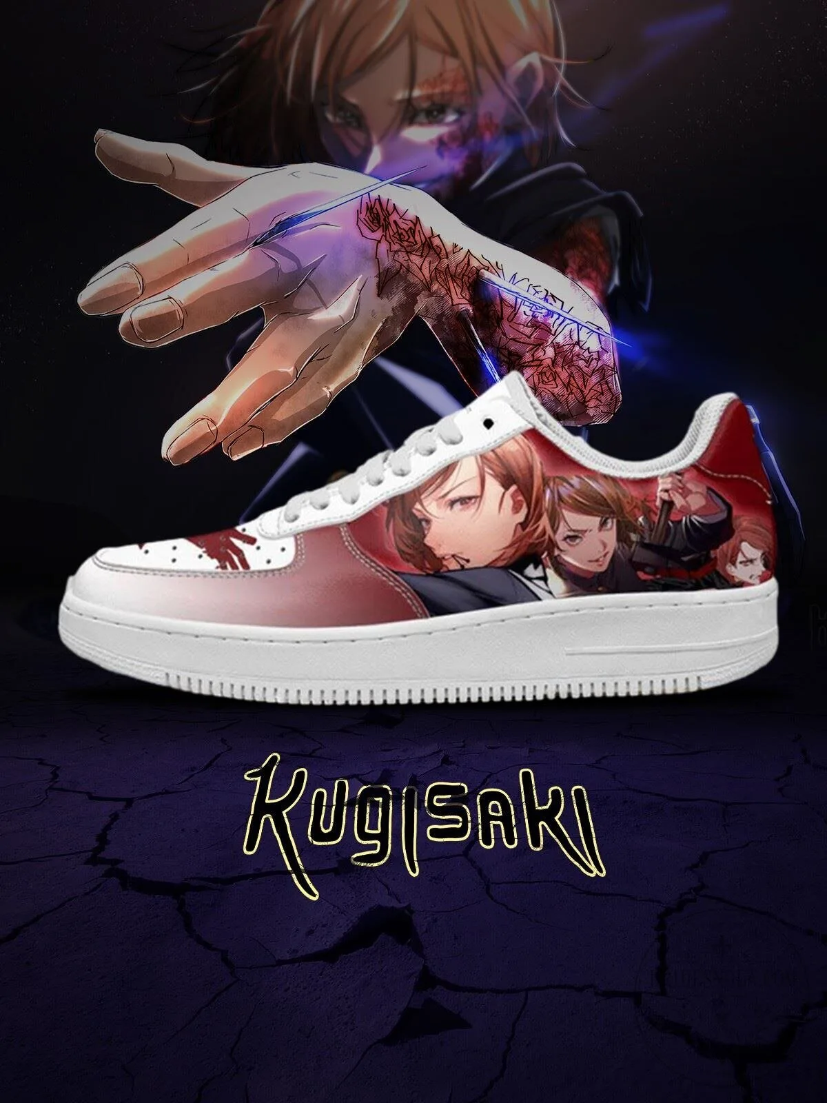 Nobara Kugisaki Jujutsu Kaisen Anime Custom Printed Sneakers