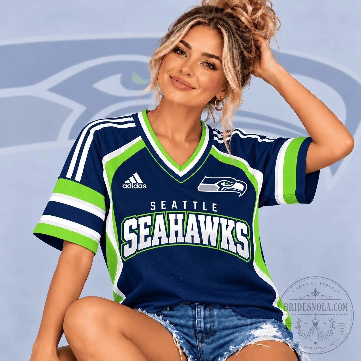 Seattle Seahawks Adidas NFL Football Jersey