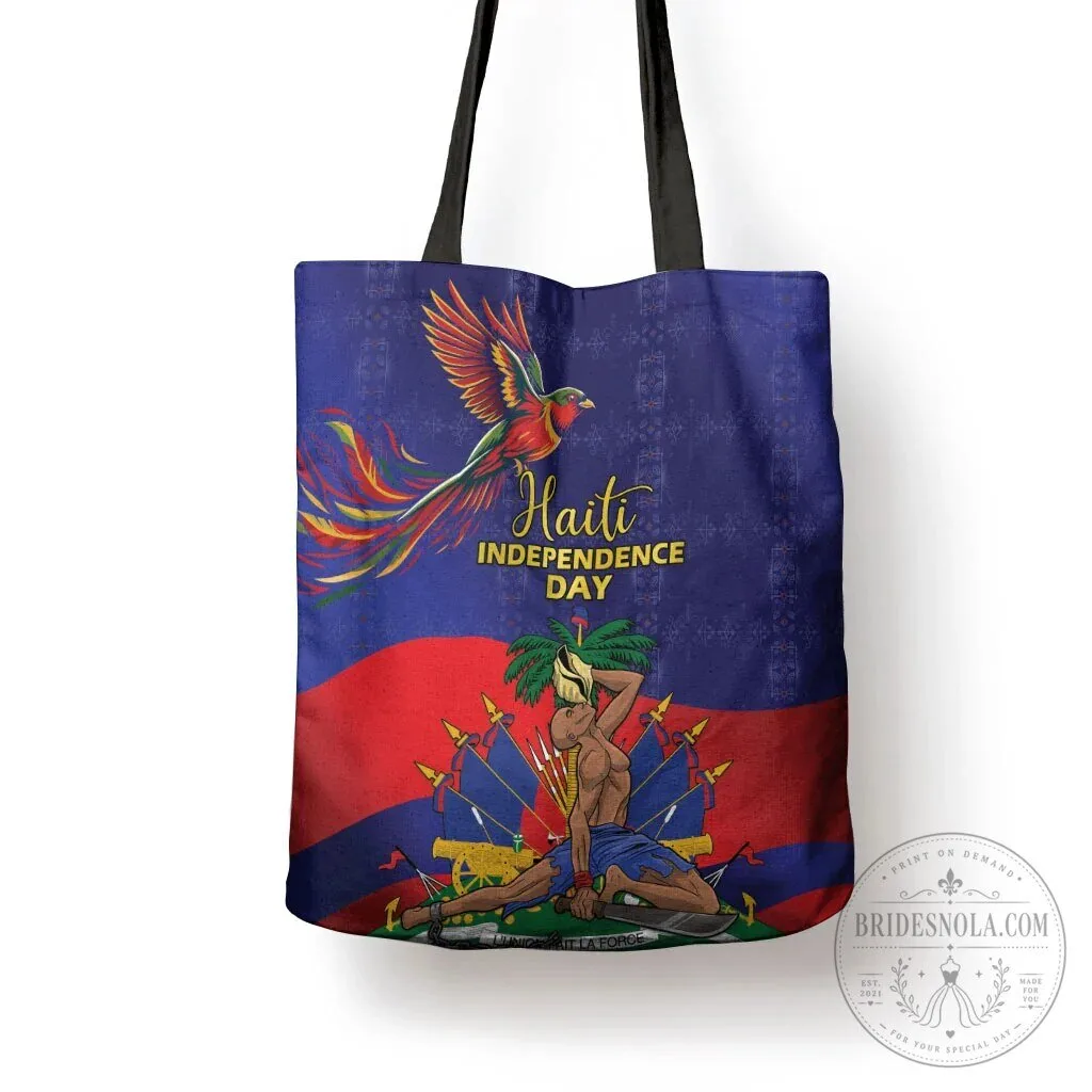 Haiti Independence Day Freedom Heritage Tote Bag